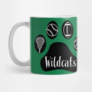 Wildcats sports paw Mug